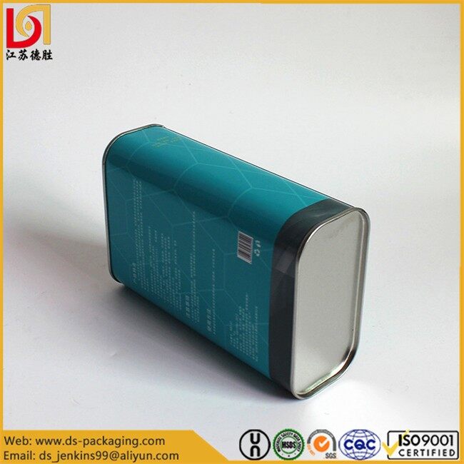 Japanese 1L Rectangular Tin Can