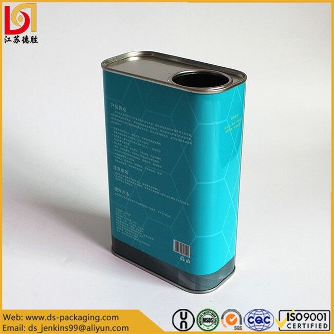 Japanese 1L Rectangular Tin Can