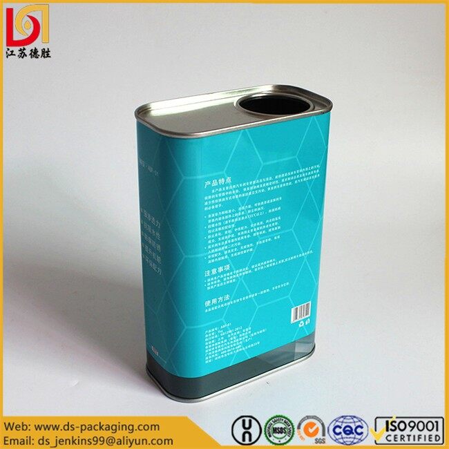 Japanese 1L Rectangular Tin Can