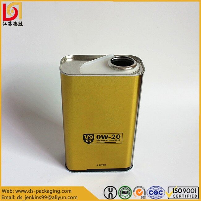 Motor Oil Tin Cans