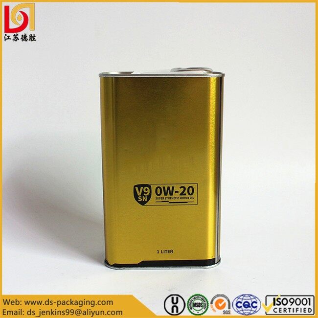 Motor Oil Tin Cans