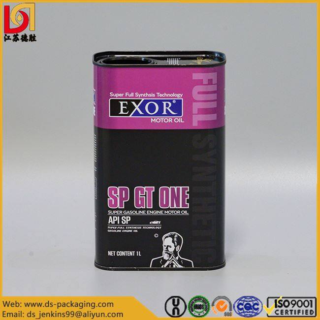 Sort F Style metal dåse