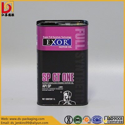 Sort F Style metal dåse