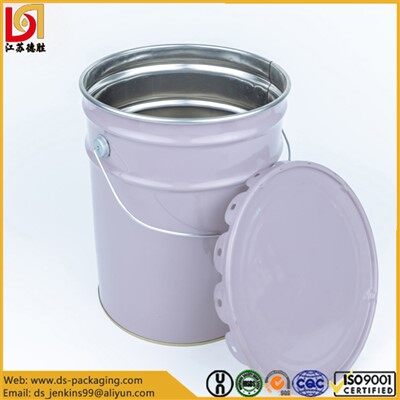 Metal Bucket with Lid
