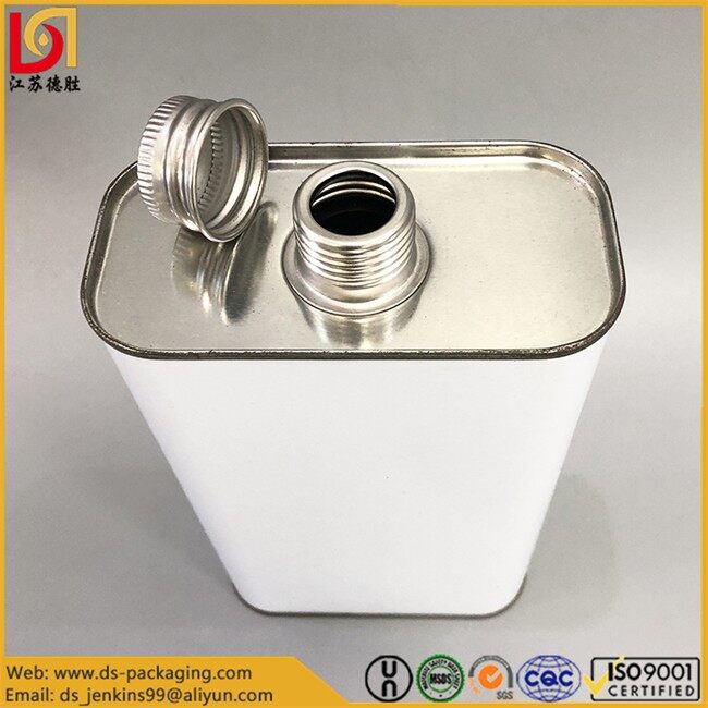 Quart Metal Paint Can With Screw Top