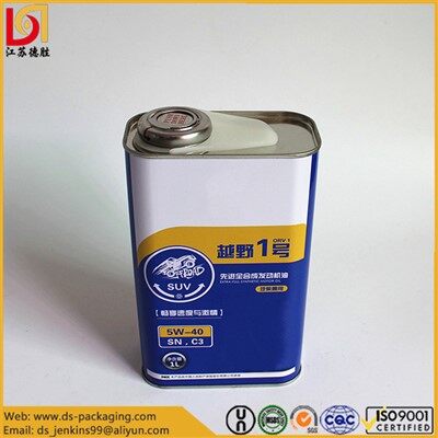 Caniau Tun Olew Peiriant Gwag 1L