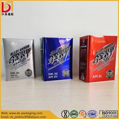 Llaunes d'oli lubricant de motor de 4 litres