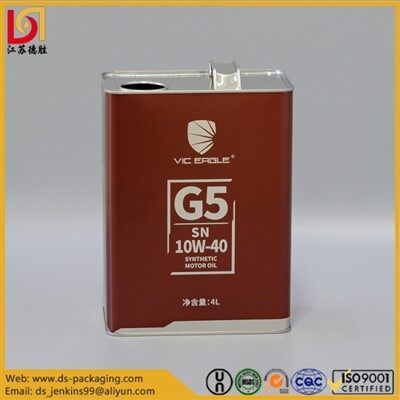 4L plechovka na motorový olej