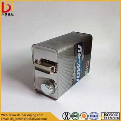 4L pravokutna metalna limenka