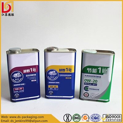 Консервная банка для моторного масла