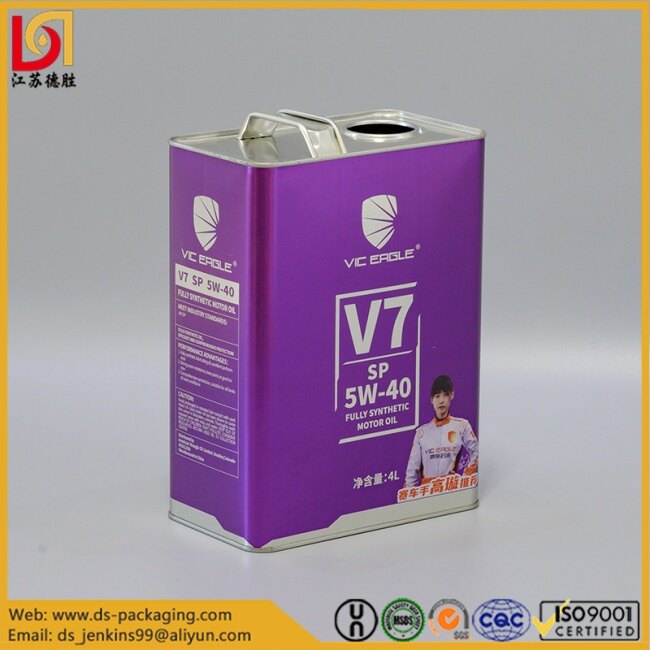 Négyszögletes motorolaj -ón edény