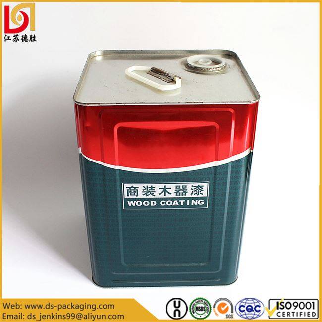 Cubell de pintura de llauna quadrada de 5 galons