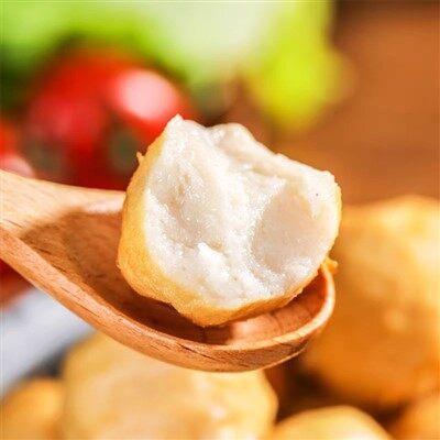 Fried Stuffed Fish Balls