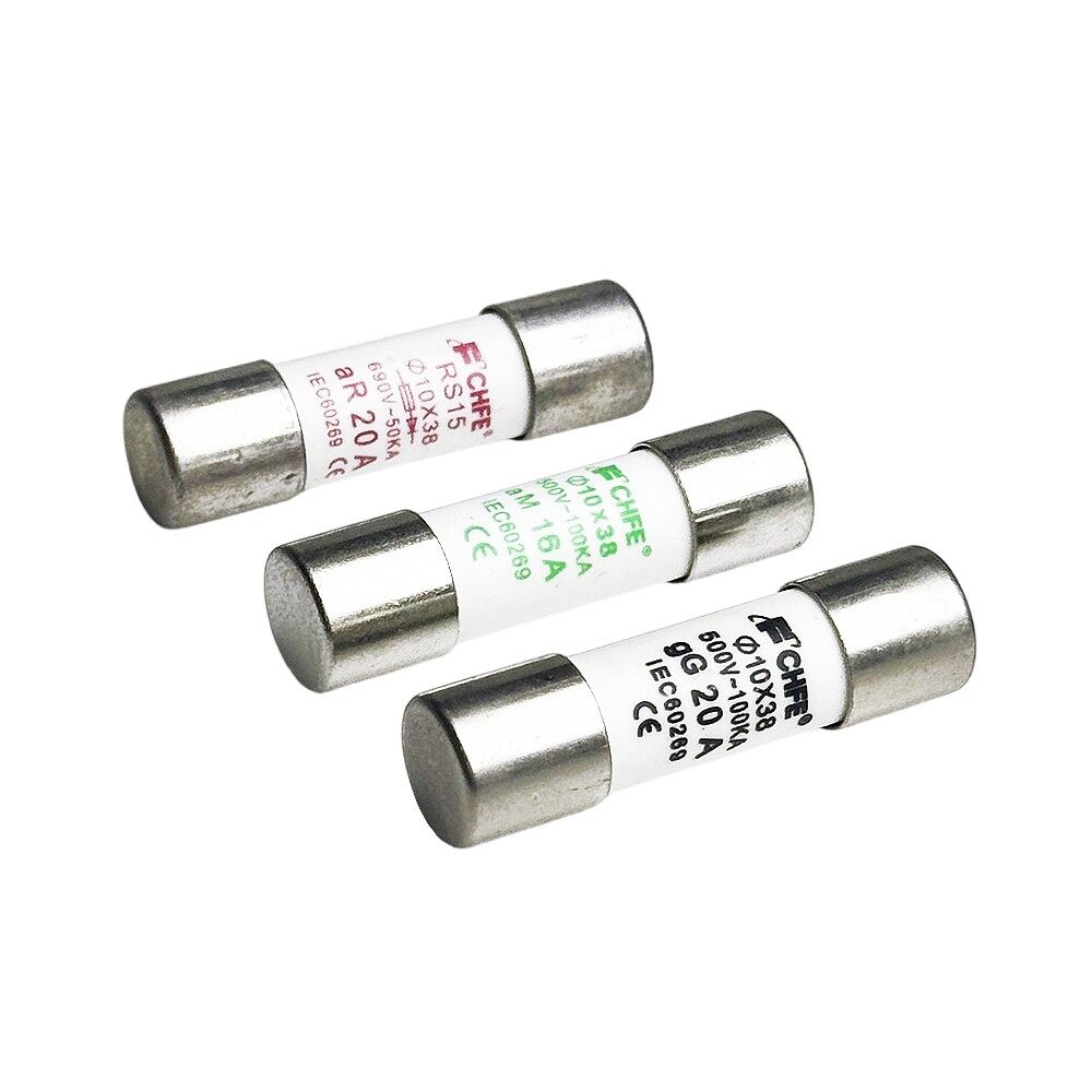 10*38mm Cylindrical Ceramic Fuse GG AR AM