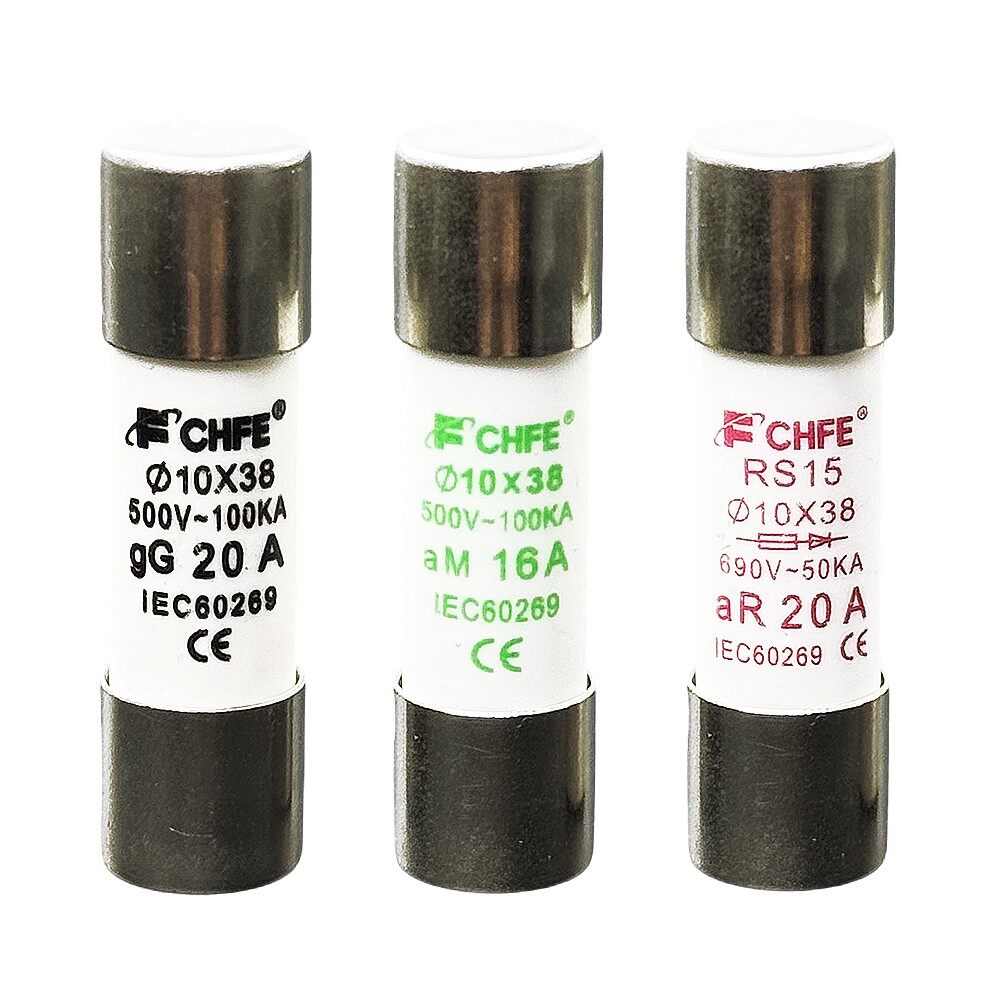 10*38mm Cylindrical Ceramic Fuse GG AR AM