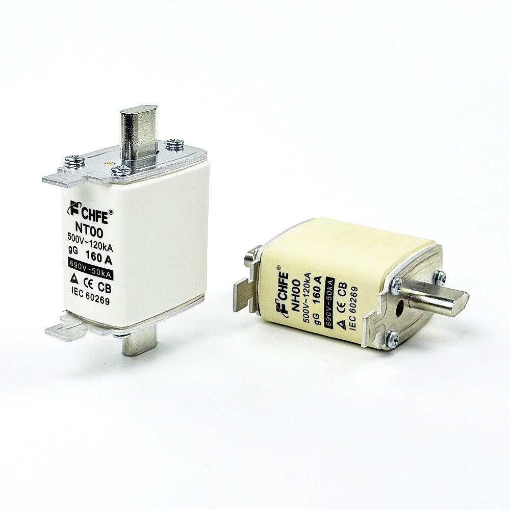 NT00 NH00 Square Fuse 160A Ceramic Copper factory