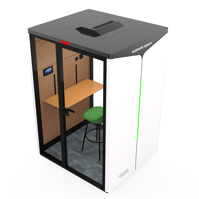 Height-Adjustable Acoustic Pod 1-2 Person factory