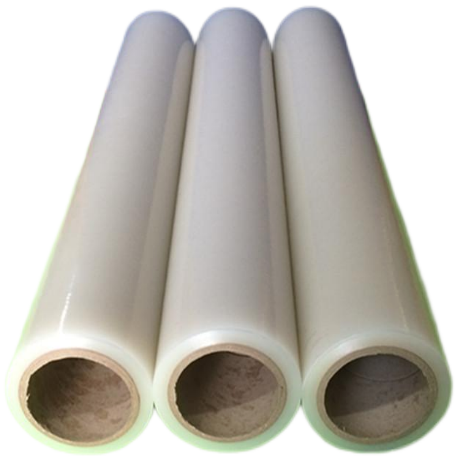 Plastic Film Adhered To Plastic Floor