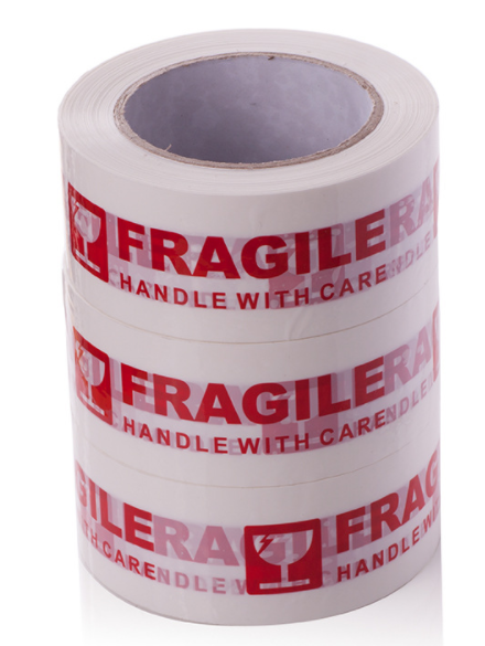 Cinta d'embalatge fràgil