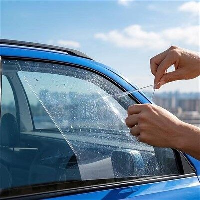 Film de protection PE pour le verre automobile