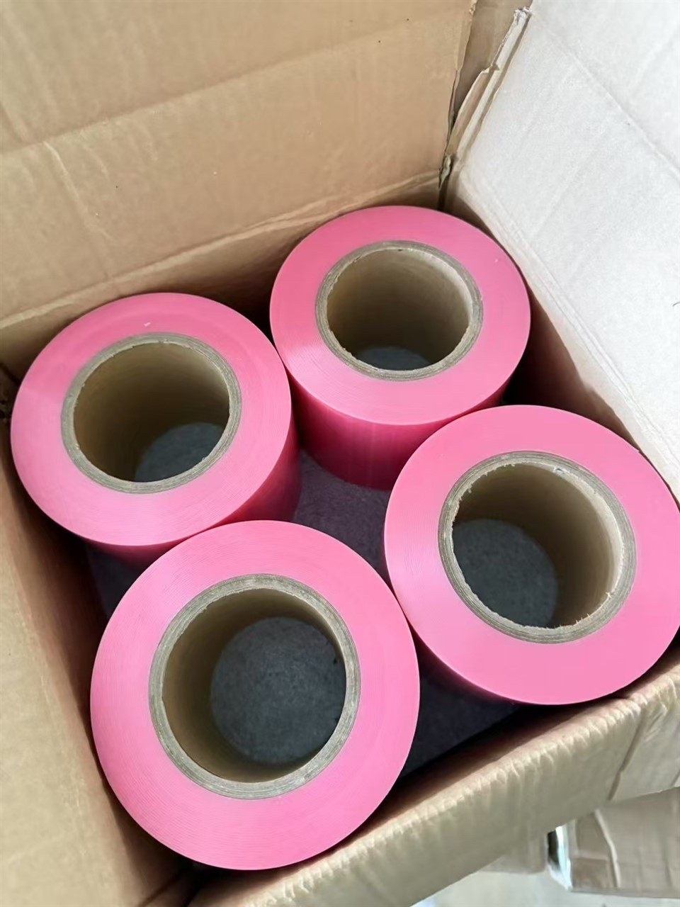 The PE Pink Disposable Isolation Film