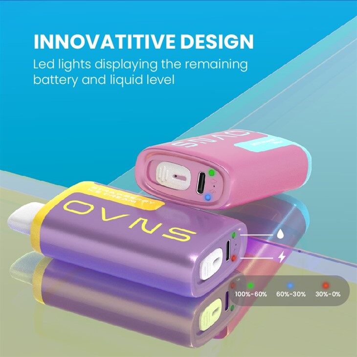 10000 Bocanadas Indicador De Batería Y Líquido Electrónico Flujo De Aire Ajustable