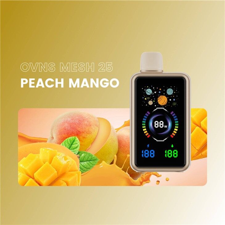 2024 El Mejor Precio OVNS Mesh25 30K Sopla El Diseño Completo Vape Disponible De La Pantalla OLED