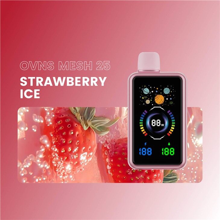 2024 El Mejor Precio OVNS Mesh25 30K Sopla El Diseño Completo Vape Disponible De La Pantalla OLED