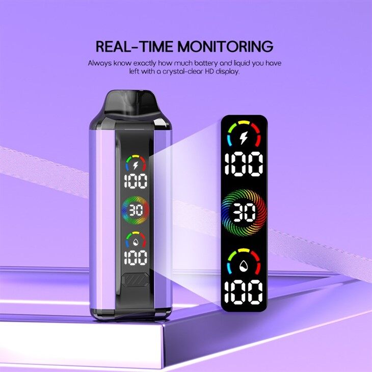 2025 Vape Disponible Más Nuevo Ovns Moonbar Más 20, 000 Soplos Con Potencia Y Flujo De Aire Ajustables