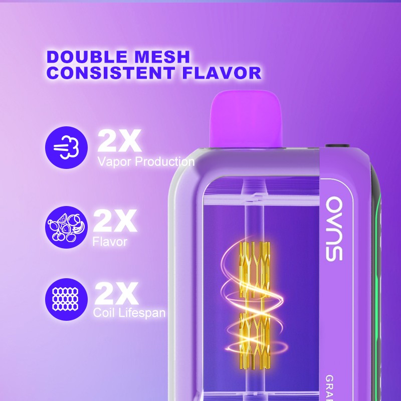 25000 Bocanadas E-cig Disponible Ajustable Del Vataje En Pantalla Completa De