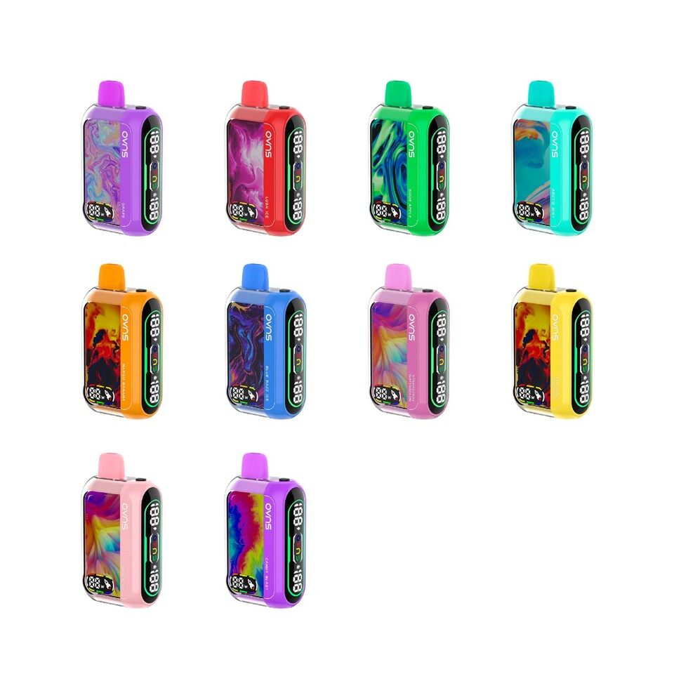 25000 Puffs Vape উপলব্ধ সামঞ্জস্যযোগ্য ওয়াটেজ ফুল স্ক্রীন