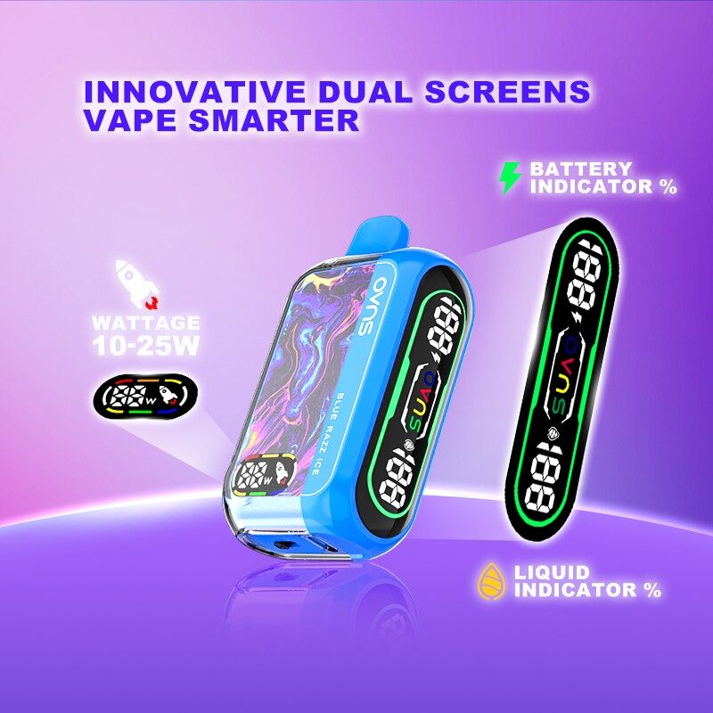 25K Bocanadas Vape Disponible Ajustable Del Vataje En Pantalla Completa De