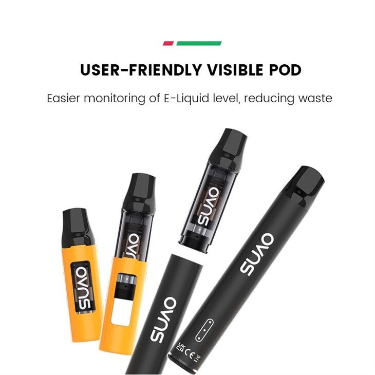 600 Puffs 2ML Replacable Pod Vape Pen 2% Nicotine