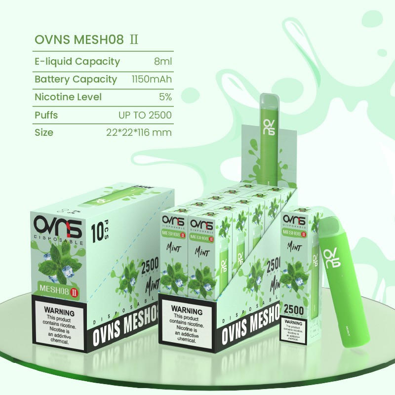 8ml 1150mah 2500 Soplos Vape Disponible