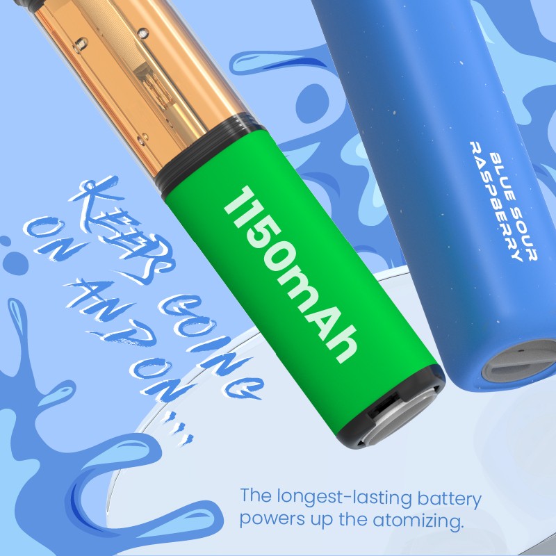 8ml 1150mah 2500 Soplos Vape Disponible