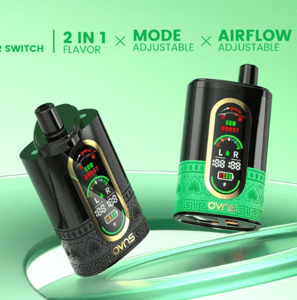 OVNS 담그바 바르 더블 맛 스위치 2 in 1 dtl 50000 Digvape Pen 폴링