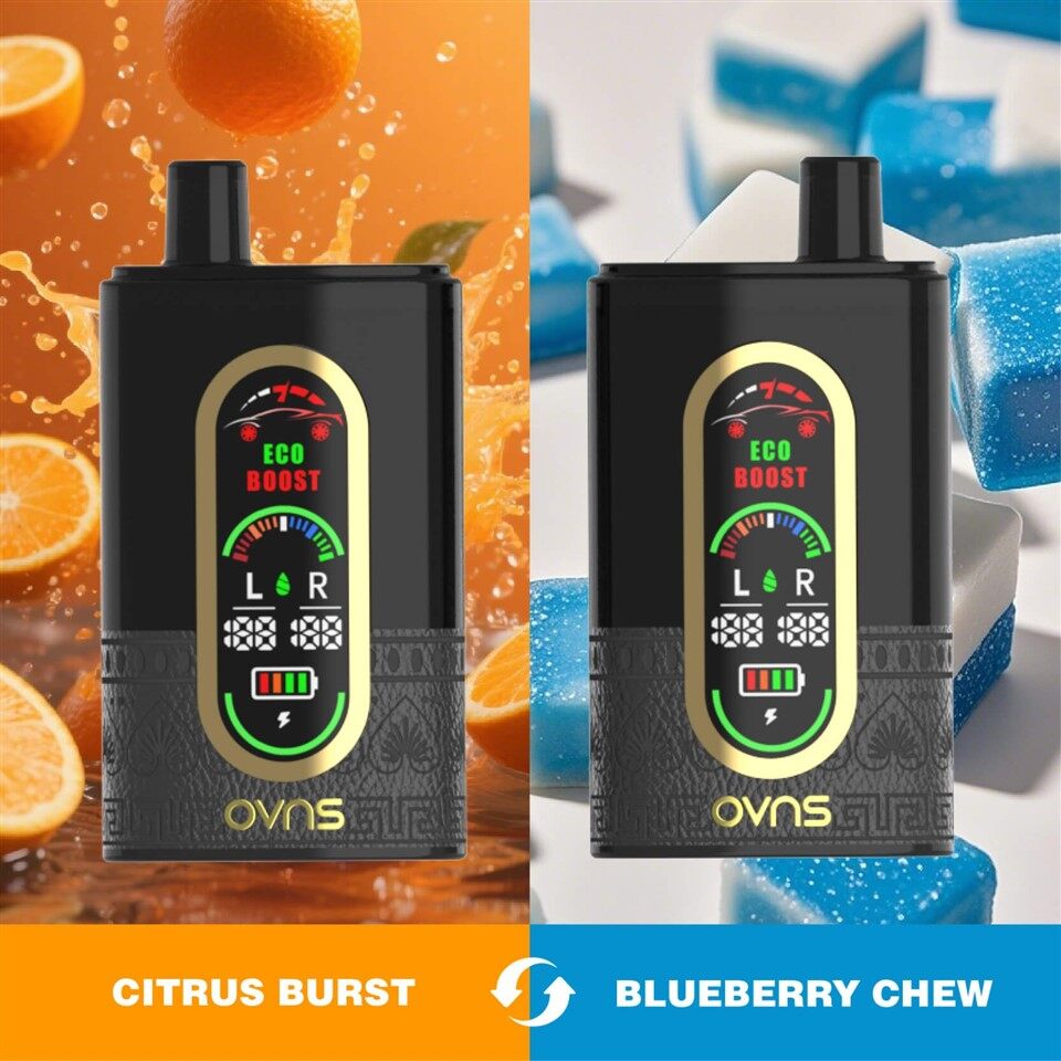 Ovns Hookahbar Interruptor De Doble Sabor 2 En 1 DTL 50000 Bocanadas Desechvape Pen factory