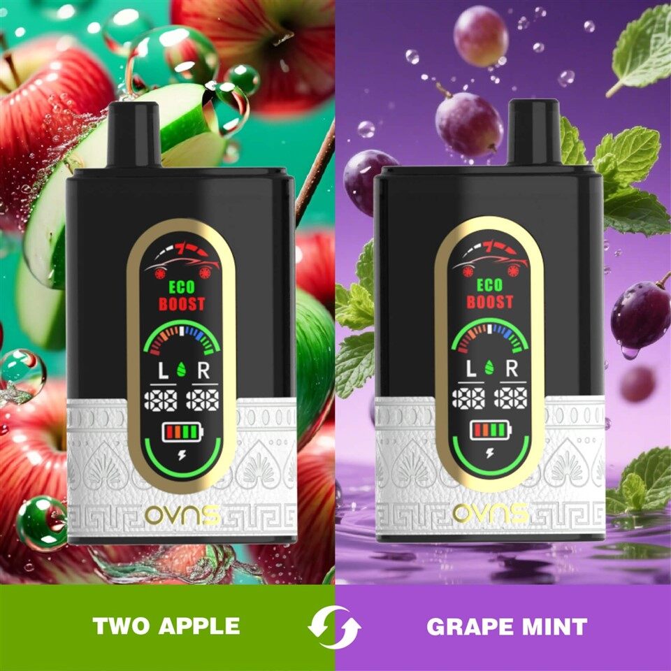 Ovns Hookahbar Interruptor De Doble Sabor 2 En 1 DTL 50000 Bocanadas Desechvape Pen high quality