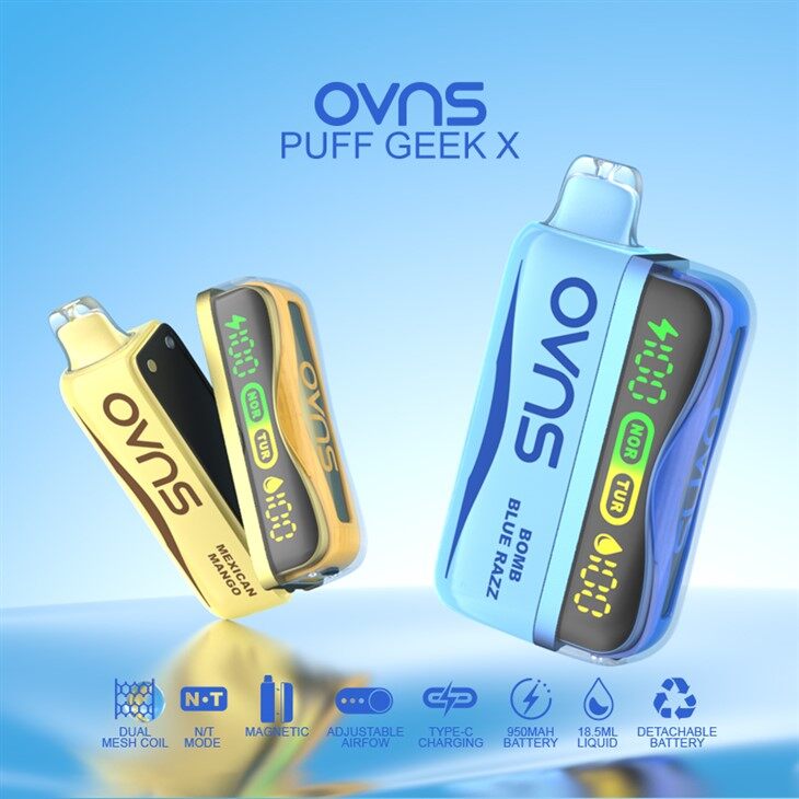 OVNS PUFF GEEK X 40000 PUFF CÁPSULA REEMPLAZABLE VAPE