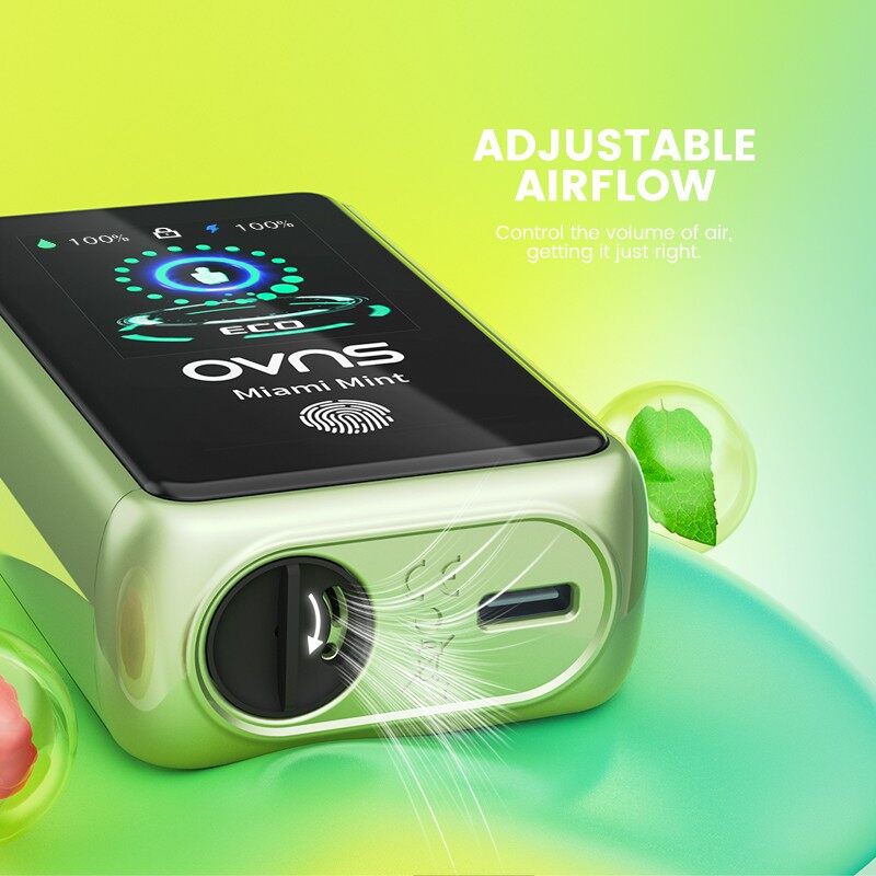 Pantalla OLED Completa De 30.000 Inhalaciones Flujo De Aire Ajustable Vape Desechable Ajustable De Potencia