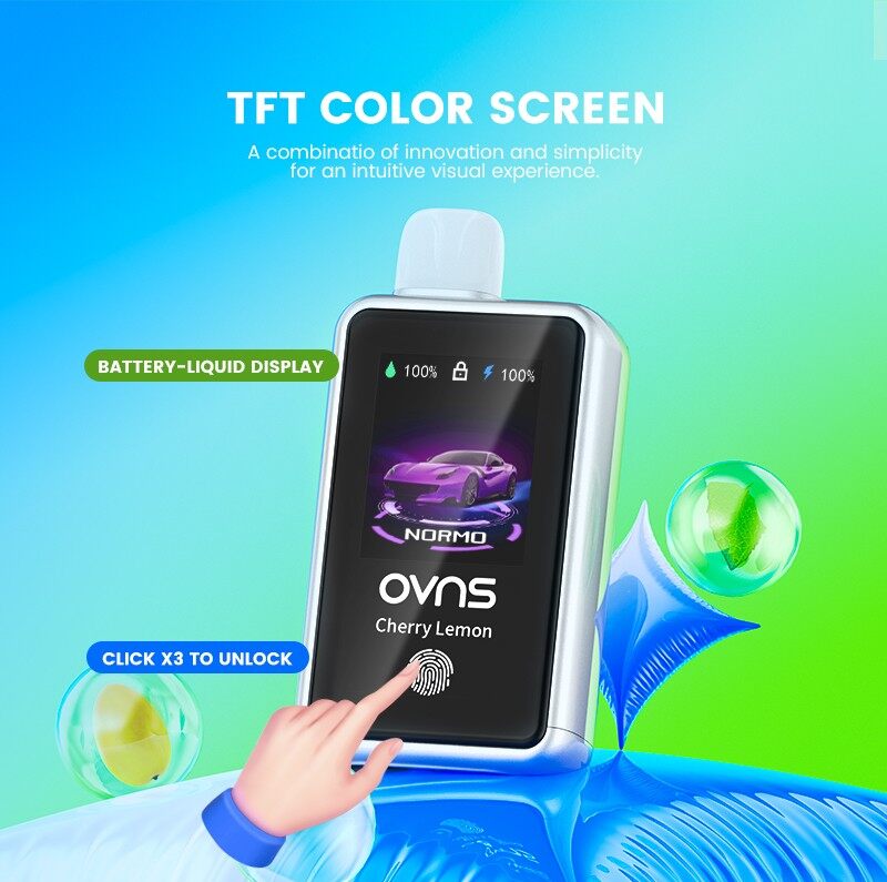 Pantalla OLED Completa De 30.000 Inhalaciones Flujo De Aire Ajustable Vape Desechable Ajustable De Potencia