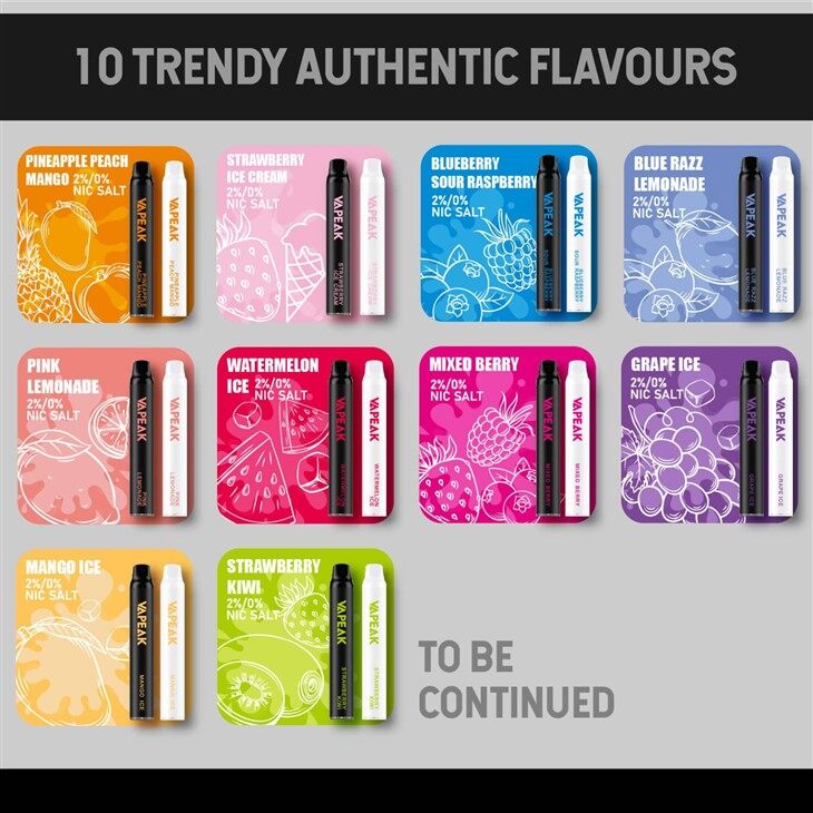 Pluma Disponible Certificada TPD De Vape De 800 Soplos