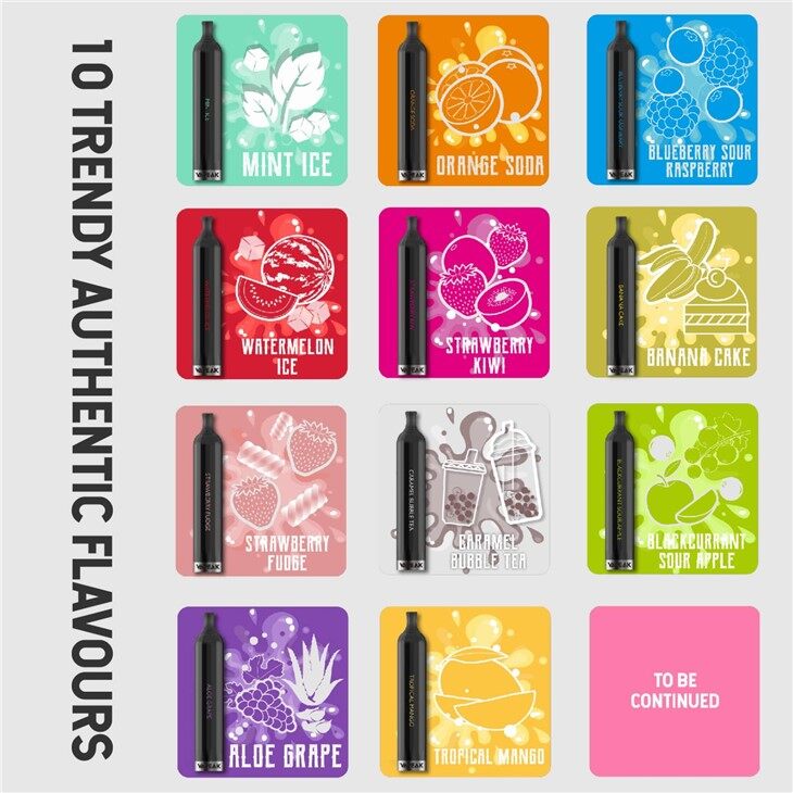 Sal De NIC Al 2% 2 Ml 600 Ml Vape Desechable