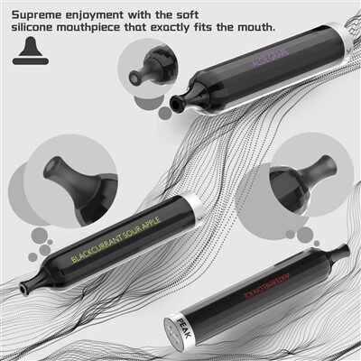 2% Nicotina 2ml 600ml Sabor A Fruta Vape Desechable