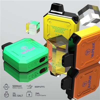 OEM Certificado TPD 800 Inhalaciones Vape Con 2% De Nicotina