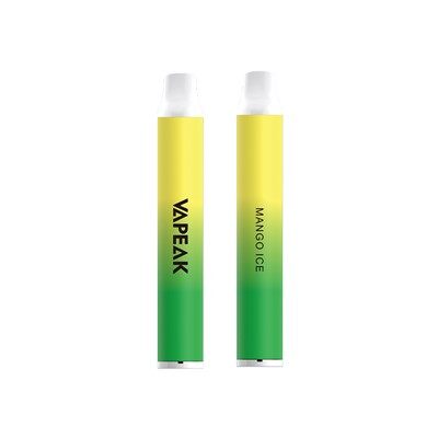 Pluma Disponible Aprobada TPD De Vape De La UE De 2ml 600 Soplos