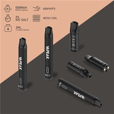 Pluma Vape Reemplazable De Vaina Precargada Recargable