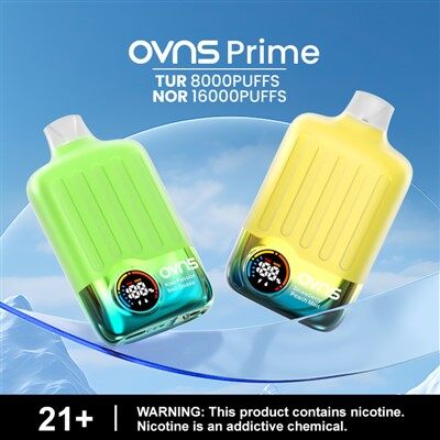 OVNS Prime 16000 Puff Vape חד פעמי עם מסך חכם