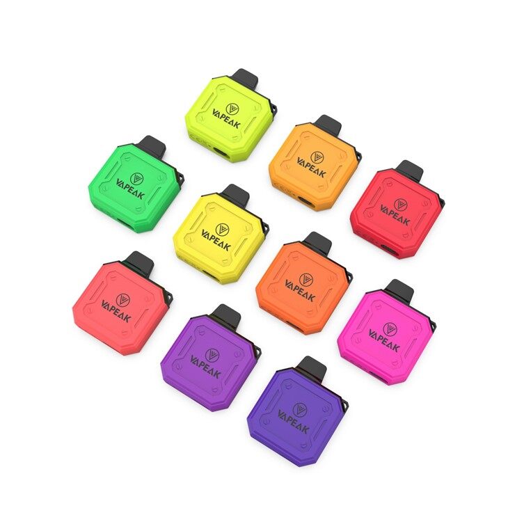 TPD Certificó La Acción Lista De La Caja Ajustable De Vape Del Flujo De Aire De 800 Soplos Para La UE