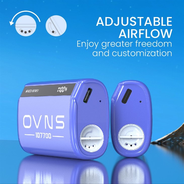 Vape 10000/7700 Bocanadas Flujo De Aire Ajustable Pantalla LED Digital